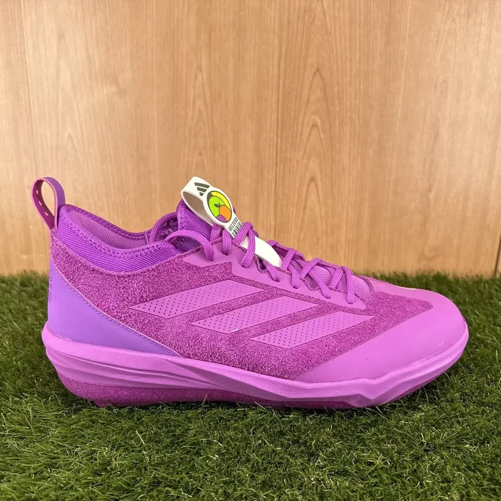 Adizero Impact Metal BSB Somos Purple Baseball Cleats JH9131 Men's Size 14